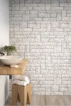 carrelage parement MAESTRAT WHITE 32 x 89 cm effet pierre Jusqu'à Épuisement Des Stocks